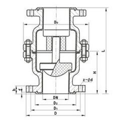 H40F46衬氟止回阀结构图.jpg